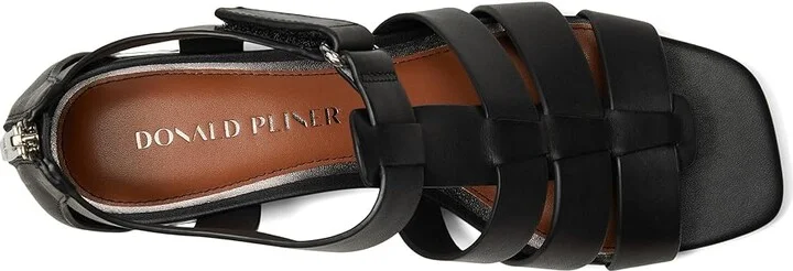 Donald Pliner Faleisha Women's Sandals Black : 9 M, Leather - Image 2