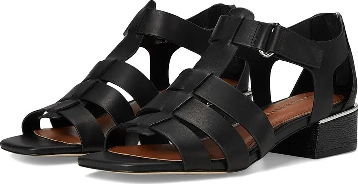 Donald Pliner Faleisha Women's Sandals Black : 9 M, Leather