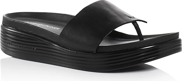 Donald Pliner Fifi Platform Demi Wedge Thong Sandals