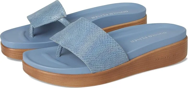 Donald Pliner FIFI Women's Sandals Denim - Iridescent Snake : 8 M