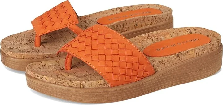 Donald Pliner FIFI Women's Sandals Orange - Nubuc : 9 M