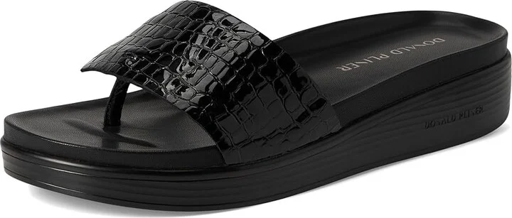 Donald Pliner FIFI Women's Shoes Black : 8 M, Leather - Image 5
