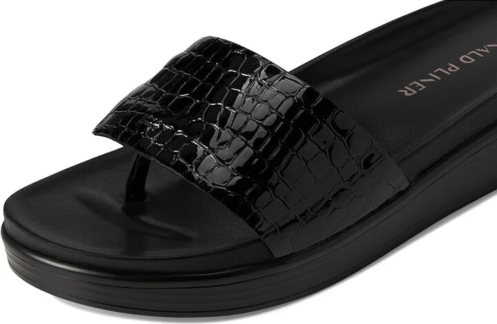 Donald Pliner FIFI Women's Shoes Black : 8 M, Leather - Image 7