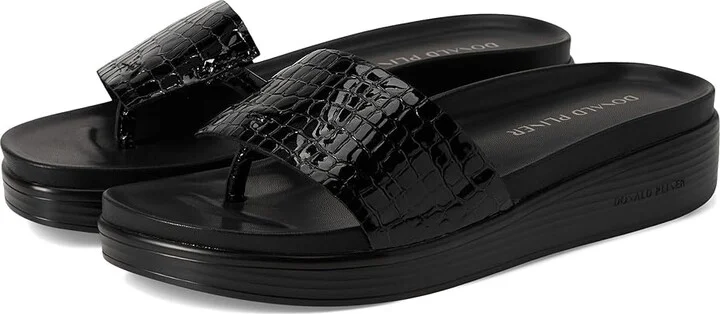 Donald Pliner FIFI Women's Shoes Black : 8 M, Leather