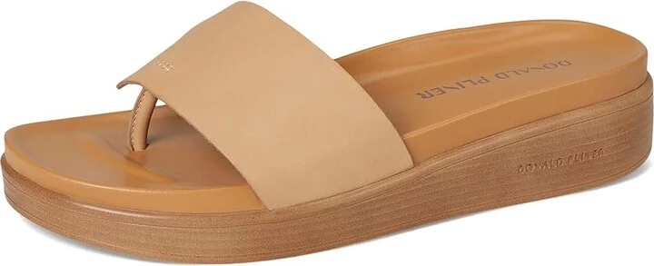 Donald Pliner FIFI Women's Wedge Shoes Camel - Vachetta : 8 M, Leather - Image 5