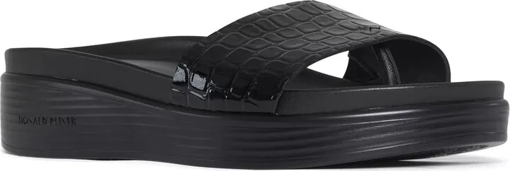 Black Croc Print