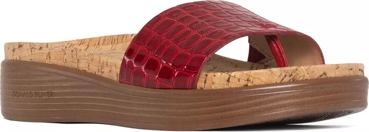 Red Croc Print