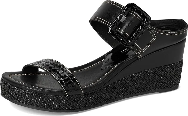 Donald Pliner Gizelle Women's Sandals Black : 11 M, Leather - Image 5