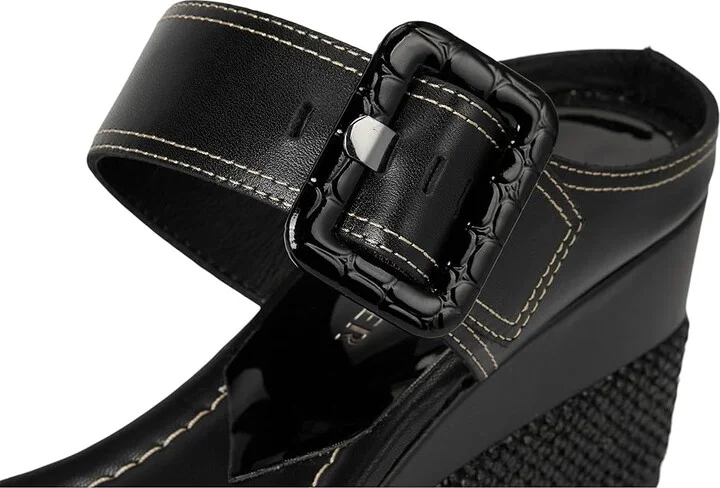 Donald Pliner Gizelle Women's Sandals Black : 11 M, Leather - Image 7
