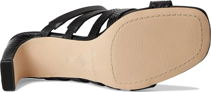 Donald Pliner Havanna Women's Wedge Shoes Black : 5.5 M, Leather - Image 3