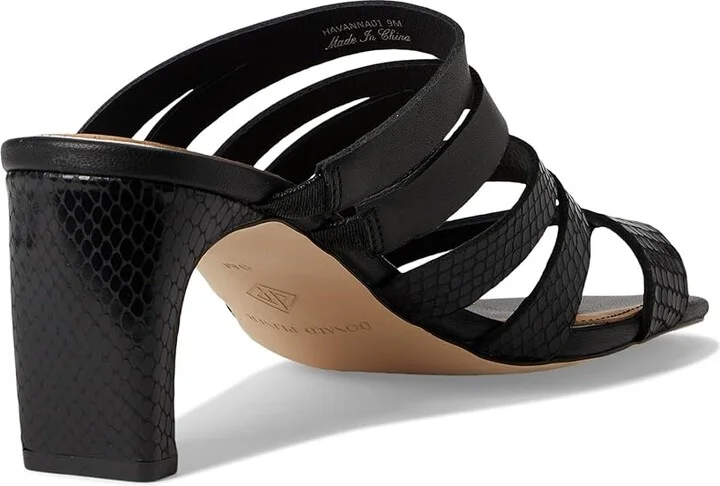 Donald Pliner Havanna Women's Wedge Shoes Black : 5.5 M, Leather - Image 4