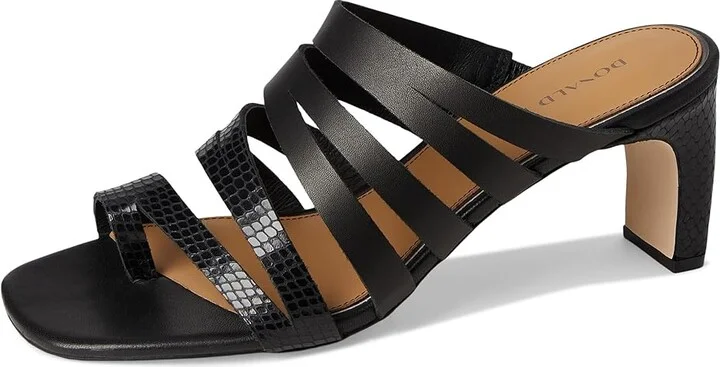Donald Pliner Havanna Women's Wedge Shoes Black : 5.5 M, Leather - Image 5