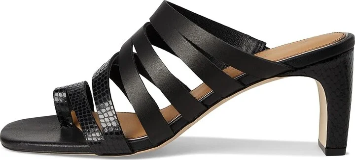 Donald Pliner Havanna Women's Wedge Shoes Black : 5.5 M, Leather - Image 6
