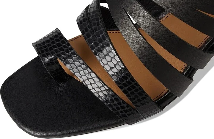 Donald Pliner Havanna Women's Wedge Shoes Black : 5.5 M, Leather - Image 7