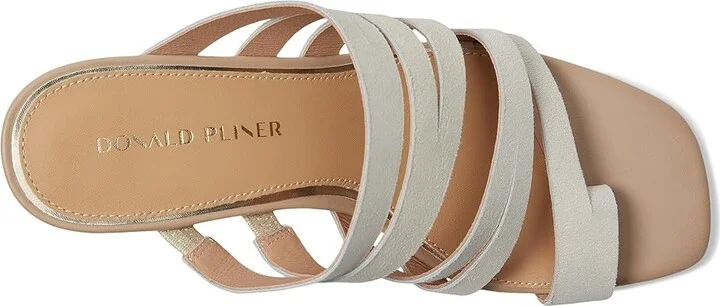 Donald Pliner Havanna Women's Wedge Shoes Silver : 5.5 M, Leather - Image 2