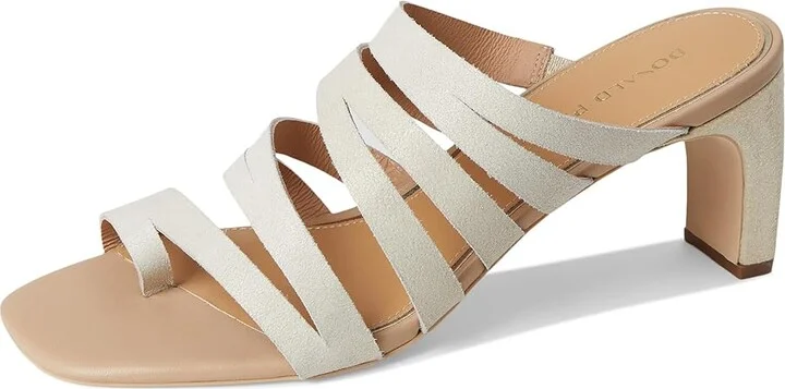 Donald Pliner Havanna Women's Wedge Shoes Silver : 5.5 M, Leather - Image 5