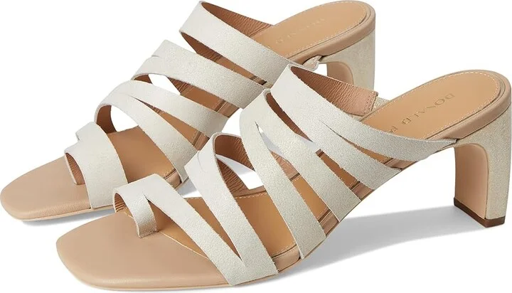 Donald Pliner Havanna Women's Wedge Shoes Silver : 5.5 M, Leather