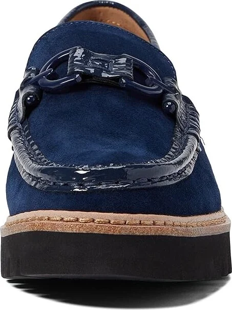 Donald Pliner Helio Women's Shoes Navy Blue : 5 M, Leather - Image 5