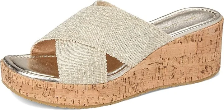 Donald Pliner Jocelyn Women's Sandals Platinum : 9.5 M, Leather/Rubber - Image 5