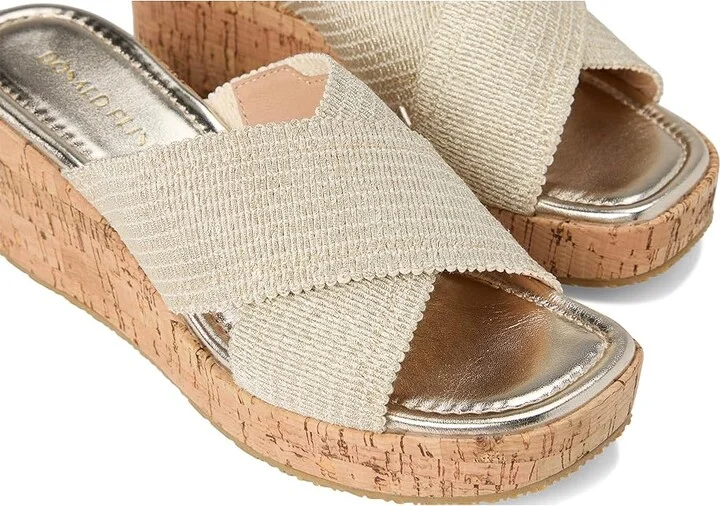 Donald Pliner Jocelyn Women's Sandals Platinum : 9.5 M, Leather/Rubber - Image 7