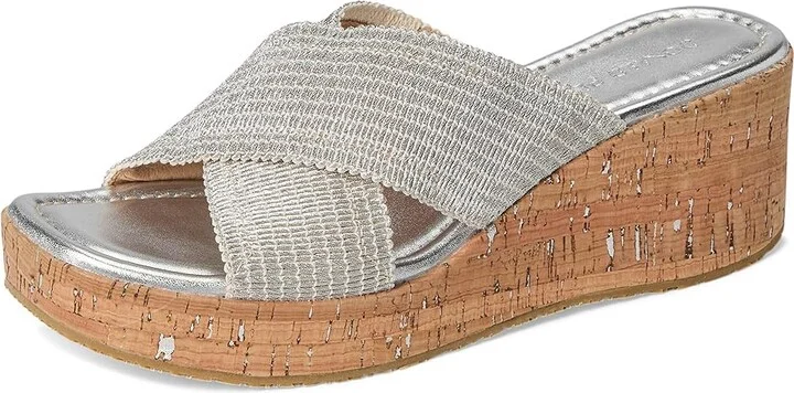 Donald Pliner Jocelyn Women's Sandals Silver : 8.5 M, Leather/Rubber - Image 5
