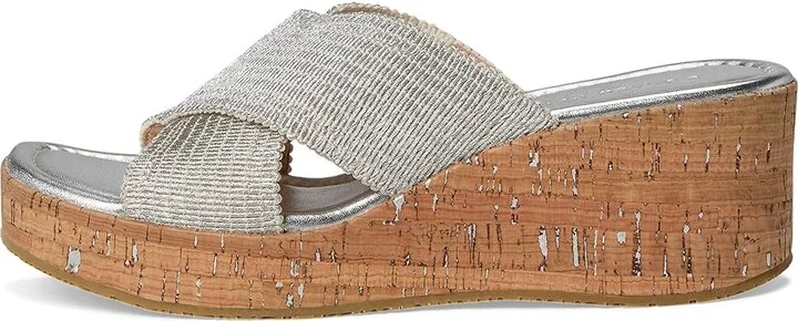 Donald Pliner Jocelyn Women's Sandals Silver : 8.5 M, Leather/Rubber - Image 6