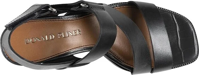 Donald Pliner Kamele Women's Sandals Black : 5 M, Leather - Image 2