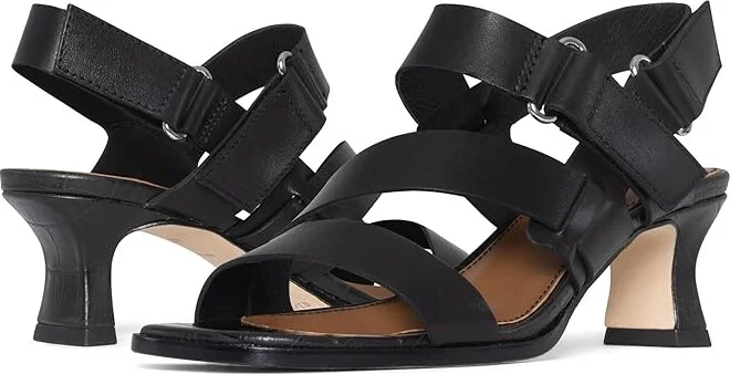 Donald Pliner Kamele Women's Sandals Black : 5 M, Leather