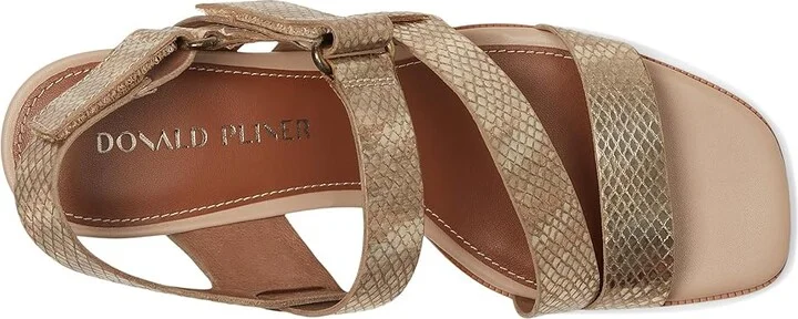 Donald Pliner Kamele Women's Sandals Light Bronze : 5 M, Leather - Image 2