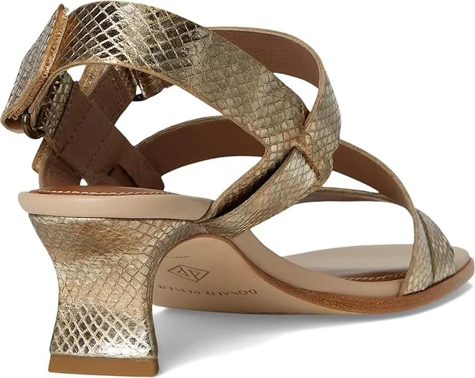 Donald Pliner Kamele Women's Sandals Light Bronze : 5 M, Leather - Image 4