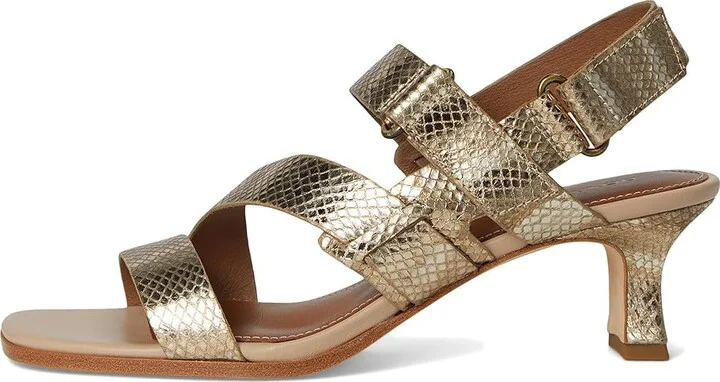 Donald Pliner Kamele Women's Sandals Light Bronze : 5 M, Leather - Image 6