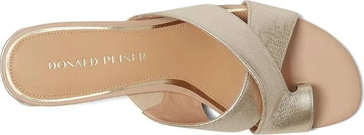 Donald Pliner Keena Women's Wedge Shoes Black : 5.5 M, Leather/Suede - Image 8