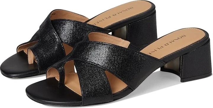 Donald Pliner Keena Women's Wedge Shoes Black : 5.5 M, Leather/Suede