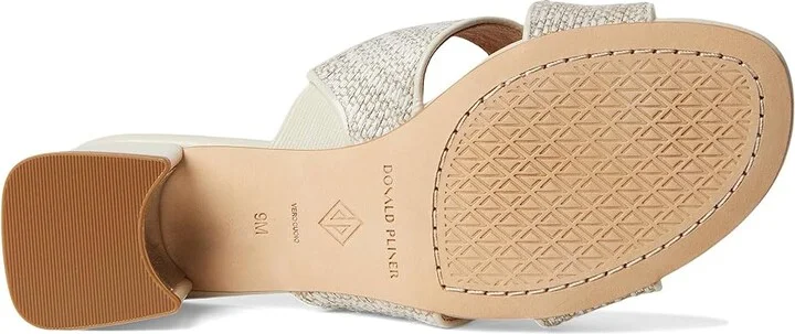 Donald Pliner Keena Women's Wedge Shoes Silver : 7 M, Leather/Suede - Image 3