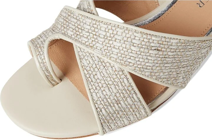 Donald Pliner Keena Women's Wedge Shoes Silver : 7 M, Leather/Suede - Image 7