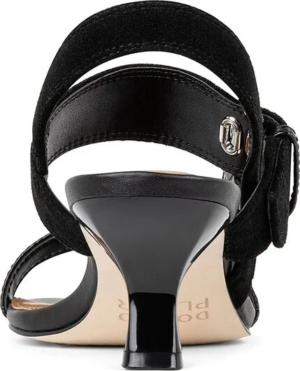 Donald Pliner Keiran01 Leather Big Buckle Slingback Sandal - Image 2