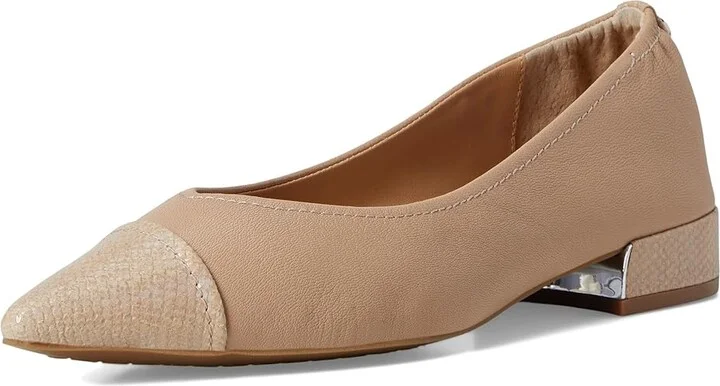 Donald Pliner Ladonna Women's Flat Shoes Sand : 7 M, Leather/Nappa - Image 5
