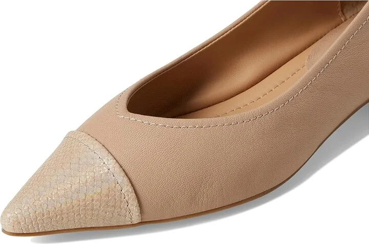 Donald Pliner Ladonna Women's Flat Shoes Sand : 7 M, Leather/Nappa - Image 7