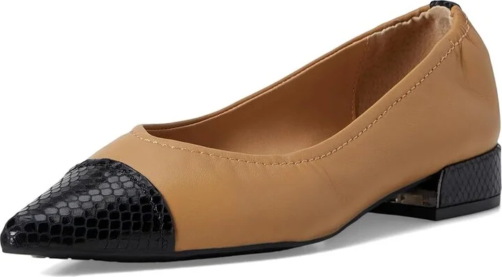 Donald Pliner Ladonna Women's Flat Shoes Sand : 7 M, Leather/Nappa - Image 11