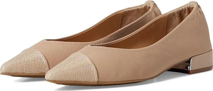 Donald Pliner Ladonna Women's Flat Shoes Sand : 7 M, Leather/Nappa