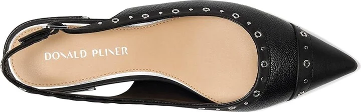 Donald Pliner Lavinah Women's Slippers Black : 8 M, Leather - Image 2