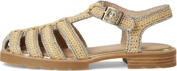 Donald Pliner Layna Women's Sandals Platino/Natural : 8 M, Rubber - Image 6