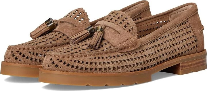 Donald Pliner Lenny Women's Flat Shoes Tobacco : 7.5 M, Leather