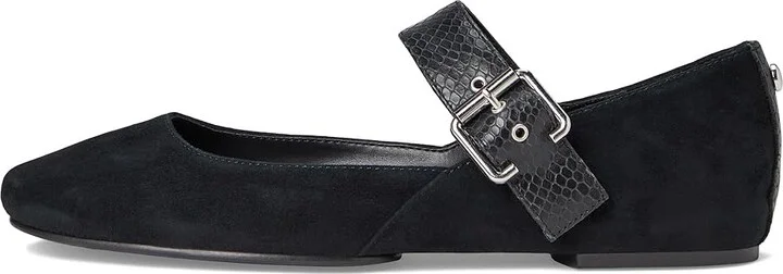 Donald Pliner Liane Women's Flat Shoes Black : 7.5 M, Leather/Rubber - Image 6