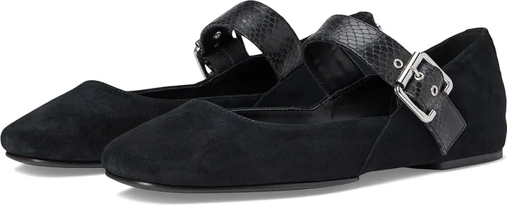 Donald Pliner Liane Women's Flat Shoes Black : 7.5 M, Leather/Rubber