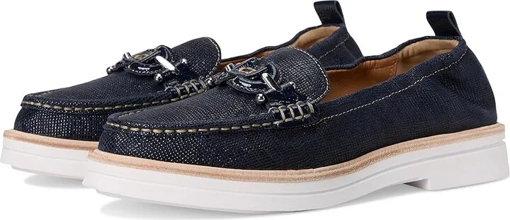 Donald Pliner Lomma Women's Shoes Navy : 8.5 M, Rubber