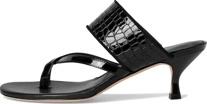 Donald Pliner Louka Women's Sandals Black : 10 M, Leather - Image 6