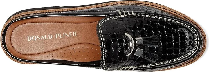 Donald Pliner Lyndall Women's Slippers Black : 11 M, Leather - Image 2