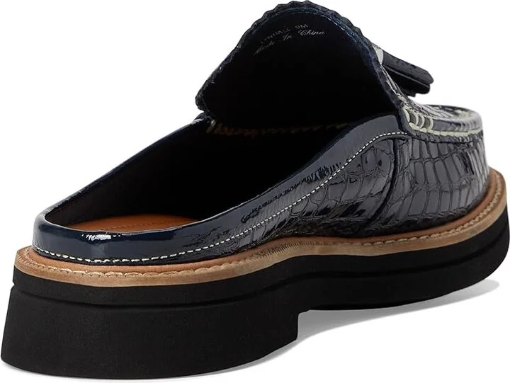 Donald Pliner Lyndall Women's Slippers Navy : 9.5 M, Leather - Image 4
