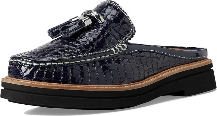 Donald Pliner Lyndall Women's Slippers Navy : 9.5 M, Leather - Image 5